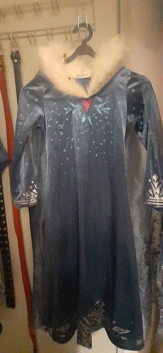 Fato da Frozen e gancho para cabelo