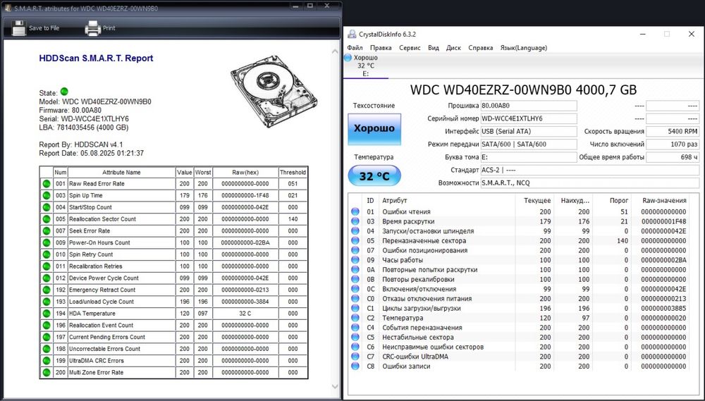 Зовнішній жорсткий диск WD MyBook 4Tb