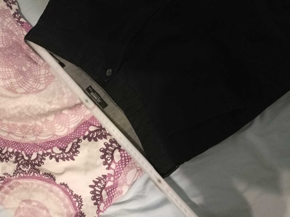 czarne spodnie męskie 30 32