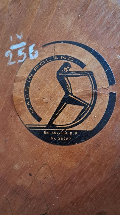 Zestaw 4 krzeseł PRL vintage