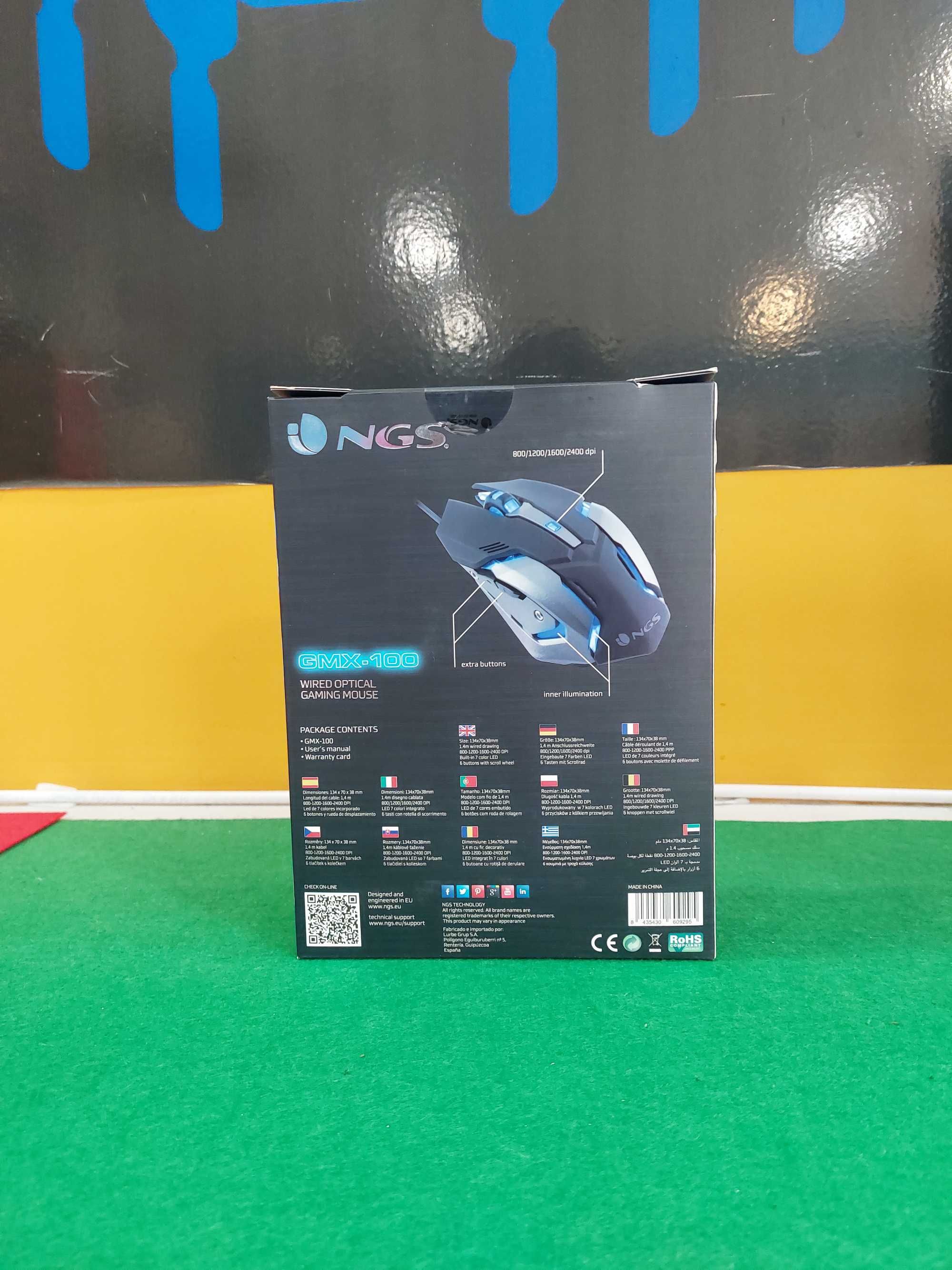 Rato Gaming  NGS GMX-100  (Novo)