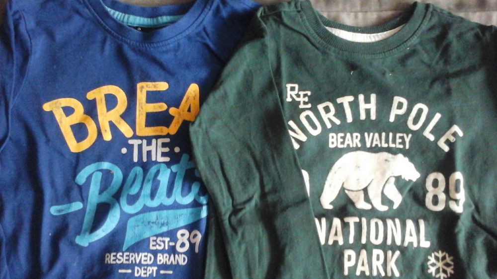 Koszulki dla chłopca 110 cm