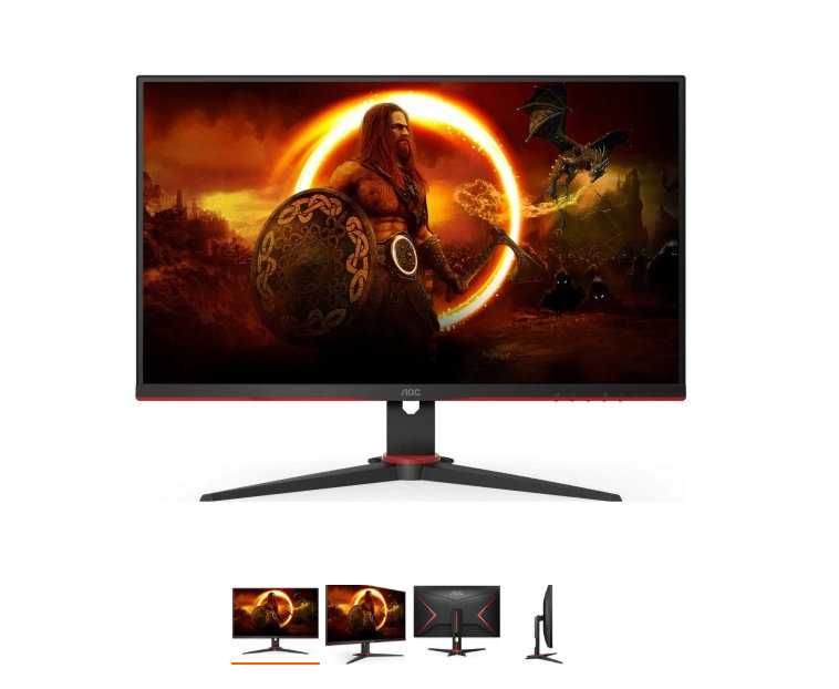 Monitor AOC G-SYNC 24'  24G2SPAE/BK jak nowy komplet