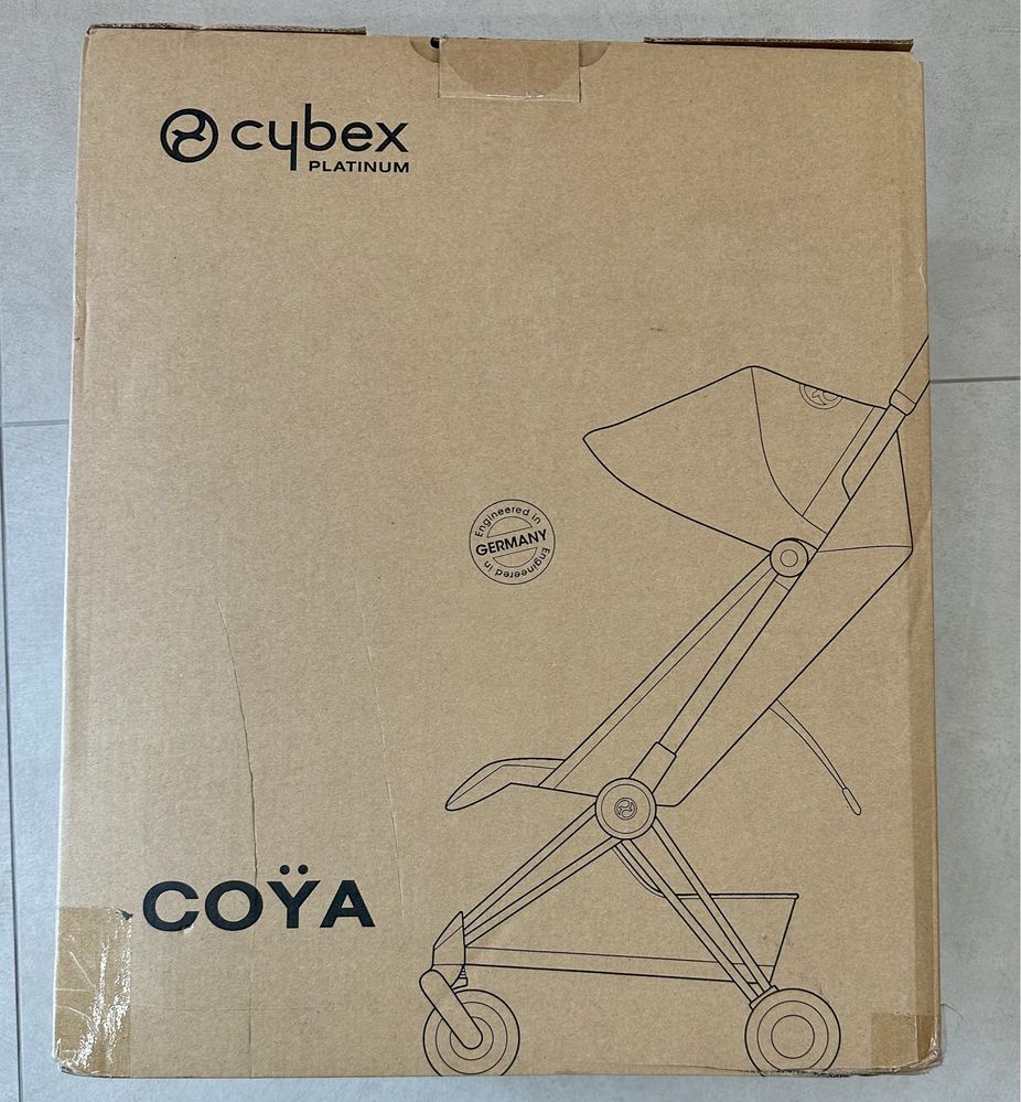 Cybex Coya Platinum beżowy wózek spacerówka