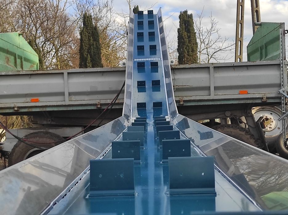 Przenośnik taśmowy do zbioru warzyw- brokuł kalafior taśmociąg kapusty