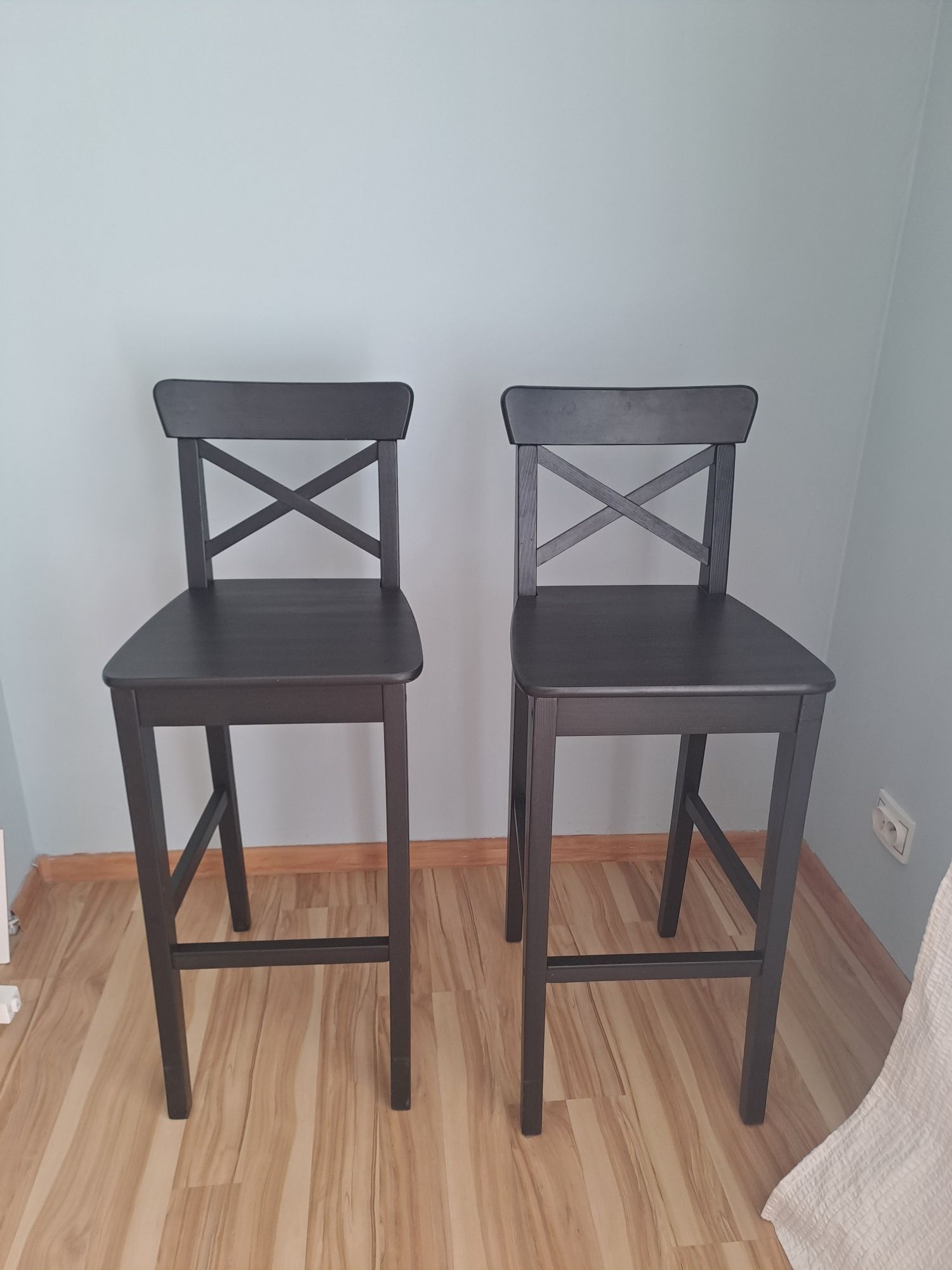 Hoker krzesło barowe Ikea ingolf 2szt.