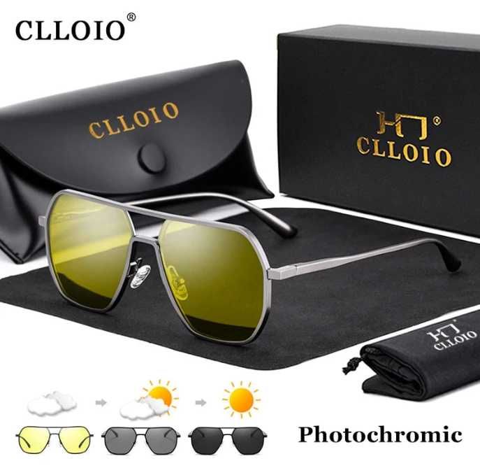óculos de visão noturna/óculos de sol estilo aviador NOVO ENVIO GRÁTIS