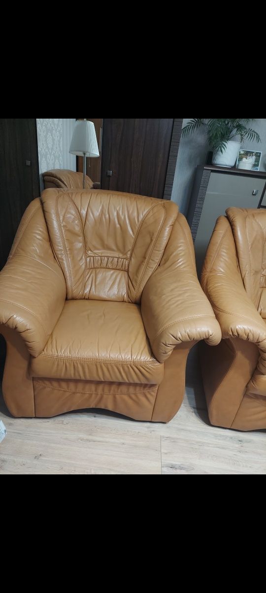 Sofa skórzana fotele