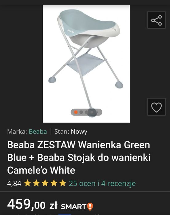 Wanienka dla niemowlaka beaba
