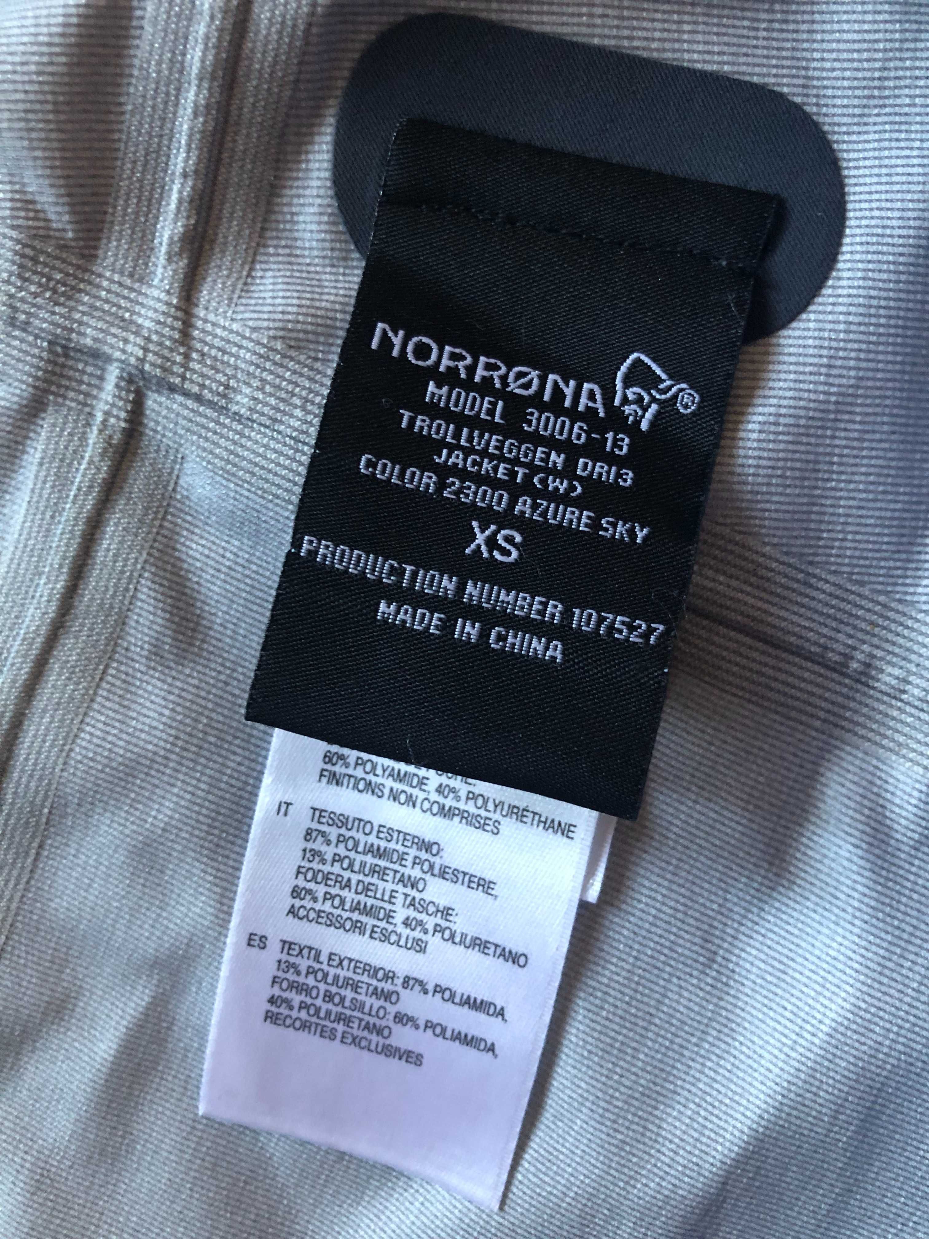 kurtka Norrona Trollveggen DRI3 rozmiar XS
