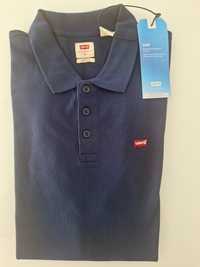 Polo Levi's Azul New Housemark (tamanho M)