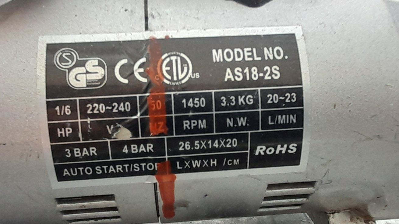 Mini kompresor AS18-2S