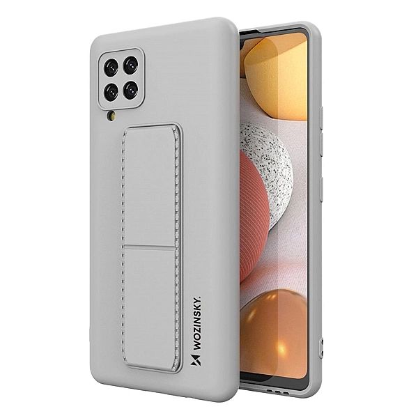 Wozinsky Kickstand Case elastyczne silikonowe etui z podstawką Samsung