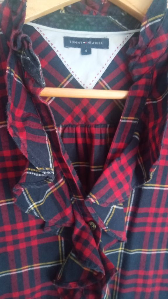 Koszula w kratkę Tommy Hilfiger rozm 38