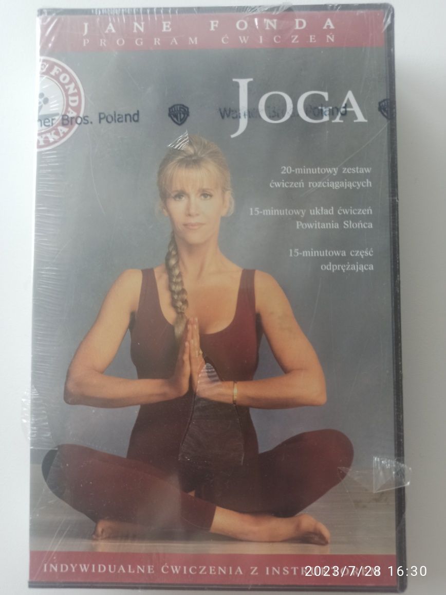 Joga Jane Fonda kaseta VHS