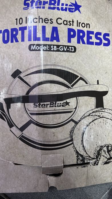 Чавуна  прес-форма для тортильї StarBlue