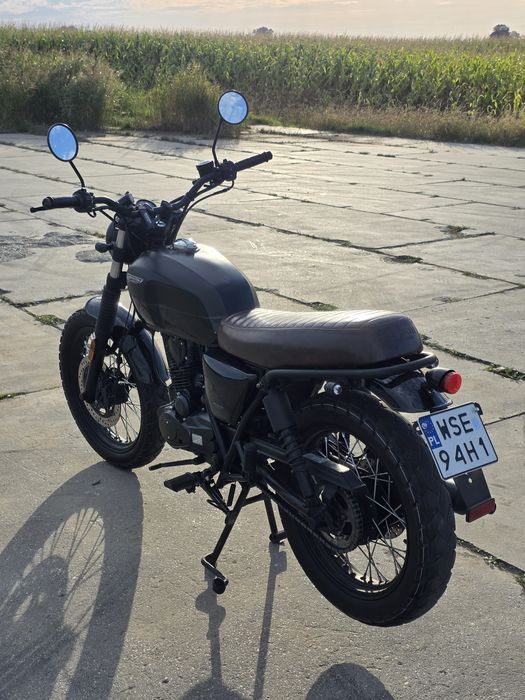 Brixton BX 125 Cromwell ABS wtrysk kat. B cafe racer niski przebieg