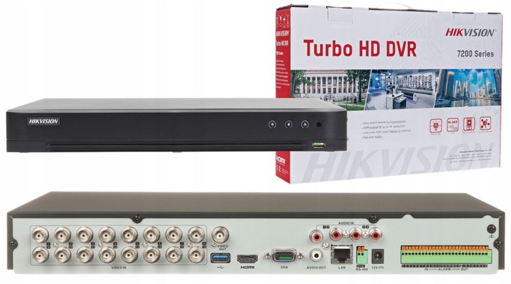 Rejestrator 5w1 HIKVISION iDS-7216HUHI-M2/S / 16CH+16IP