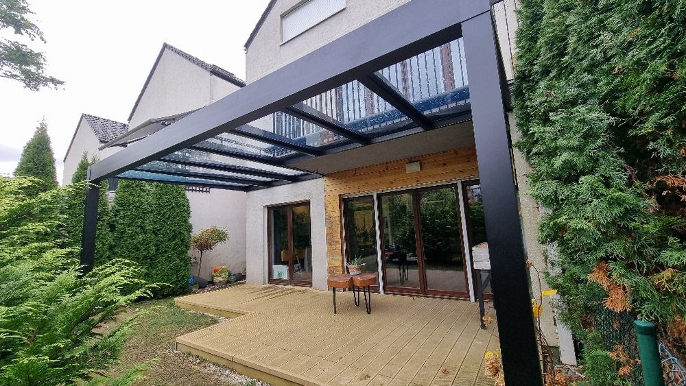 Taras kompozytowy uzywany, deski plus bloczki