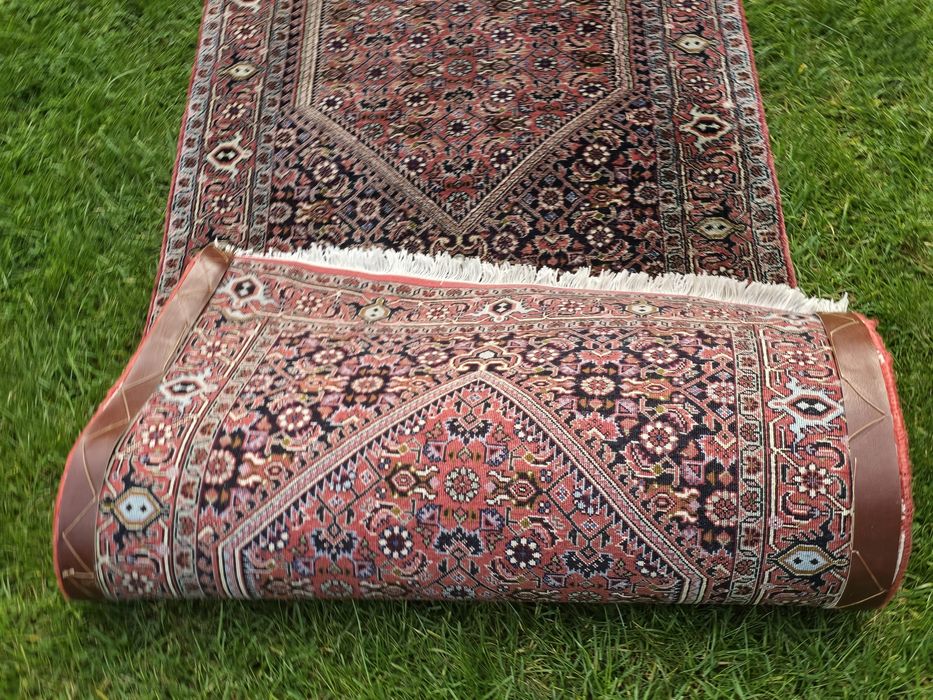 Kaszmirowy Bidjar z Iranu - Perski chodnik z czystej wełny 70 x 315 cm