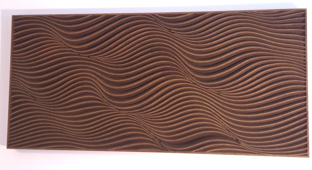 PIĘKNA NOWOCZESNA dekoracja płaskorzeźba efekt 3D sztuka optyczna