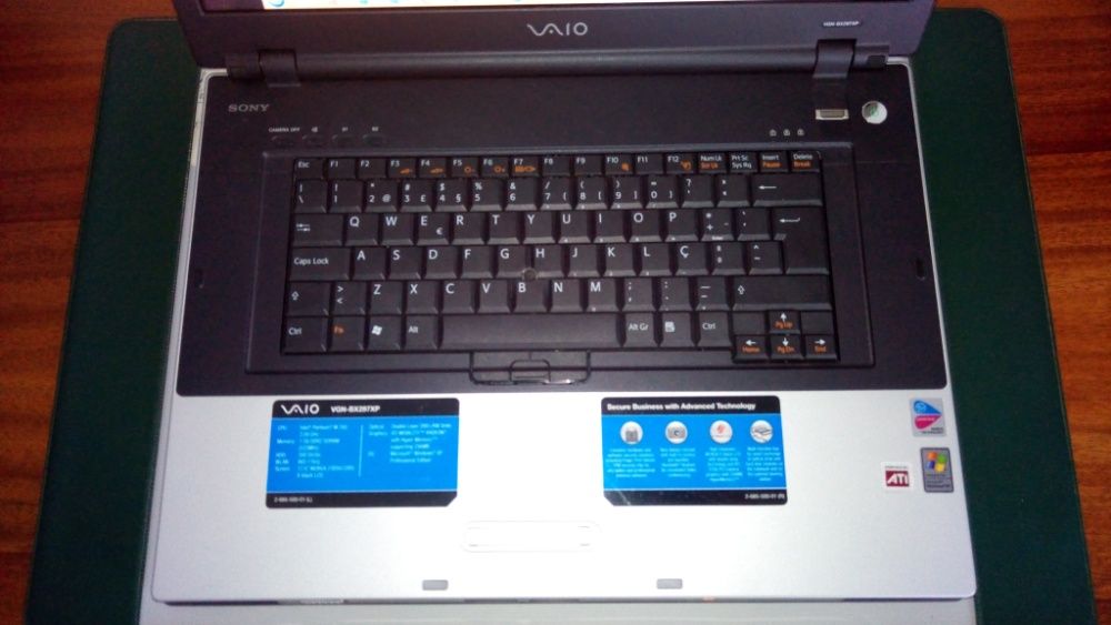 Computador portátil Sony Vaio VGN-BX297XP