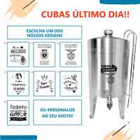 Cubas em Inox com personalização (Gravação a Laser)