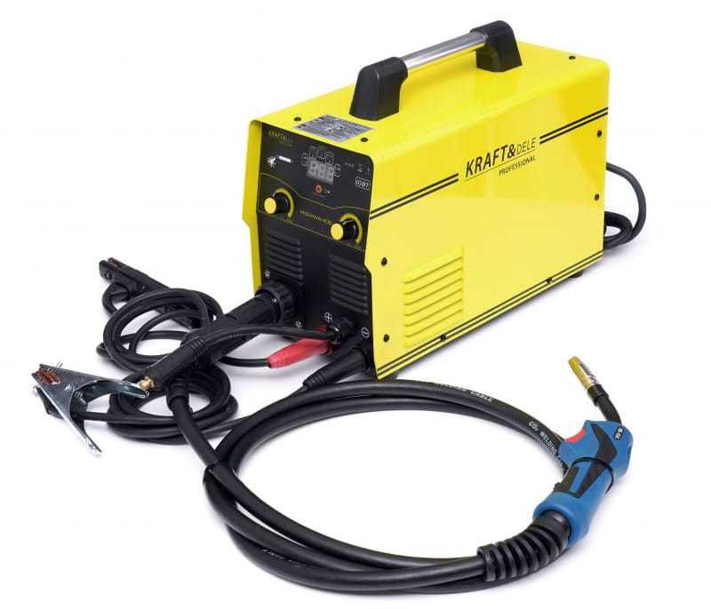 KRAFT&DELE Spawarka Migomat Mig Mag Tig Mma Flux 40-400a Lcd KD811