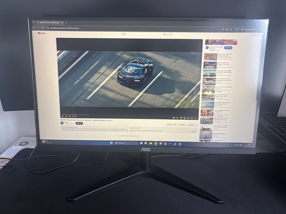Monitor AOC B24H1 - pouco uso