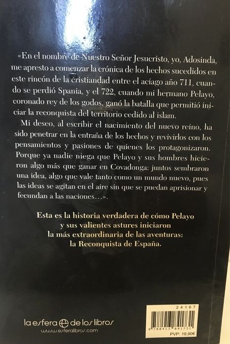Pelagyo Reconquista de Espanha livro espanhol