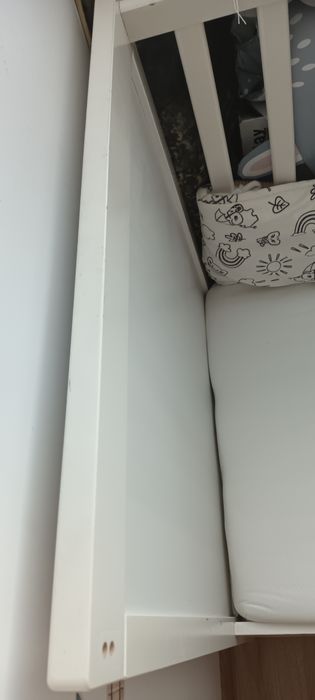 Łóżeczko 60x120 z materacem