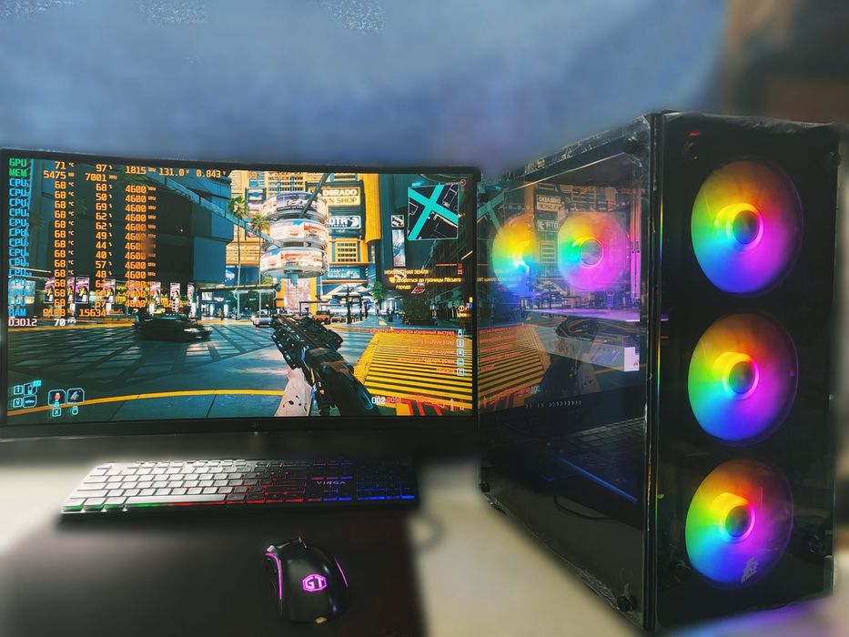 Ігровий ПК Ryzen 6 ядер 4,6 Ггц RTX 2060 super 8gb 32gb ddr4 ssd 500gb