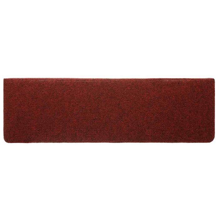 Vidaxl Nakładki Na Schody, 5 Szt., Bordowe, 65X21X4 Cm