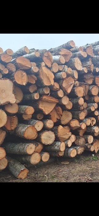 Drewno opałowe w wałkach,  łupane