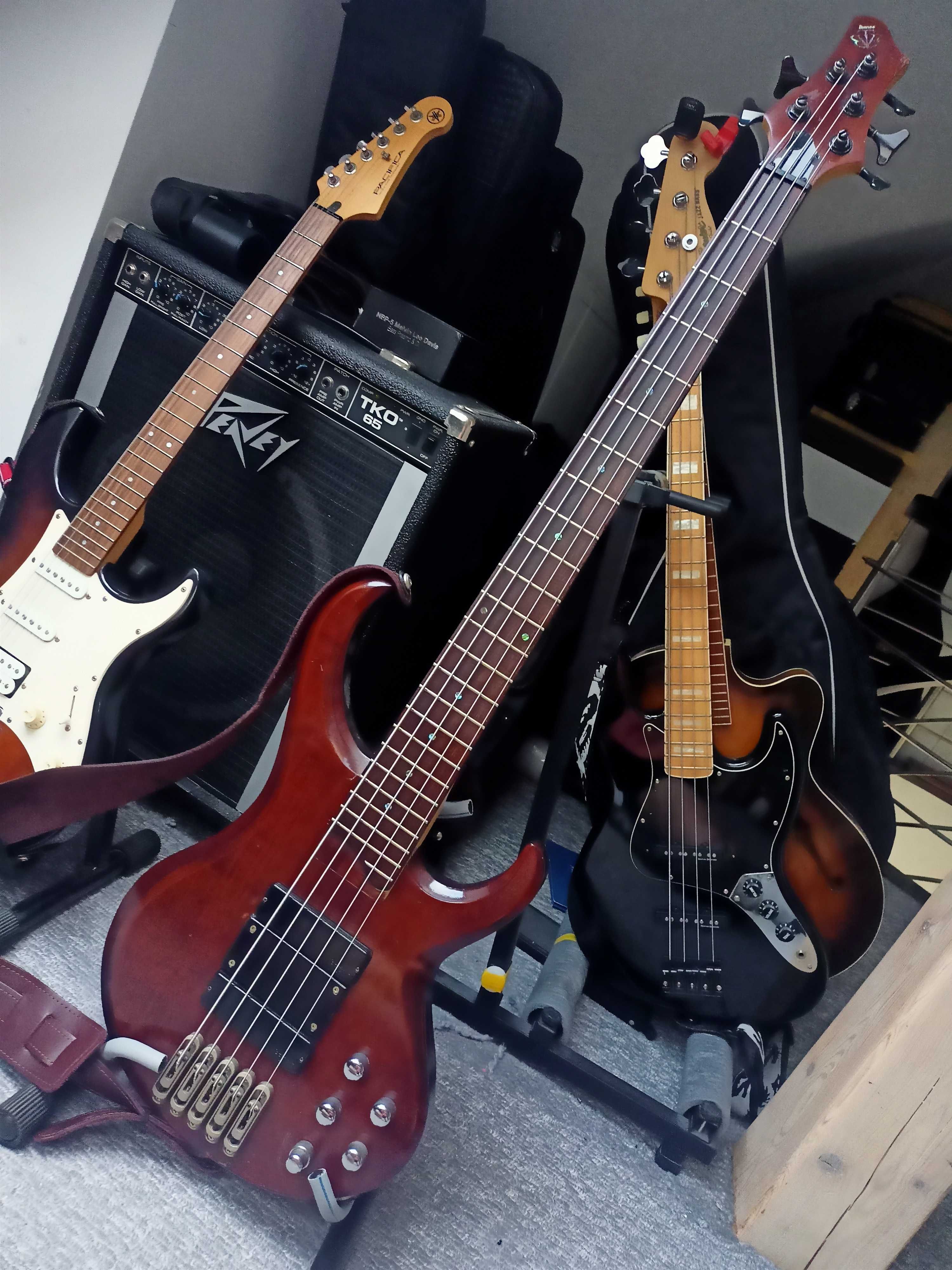 Gitara basowa 5 strunowa IBANEZ BTB 555 Bartolini MK1