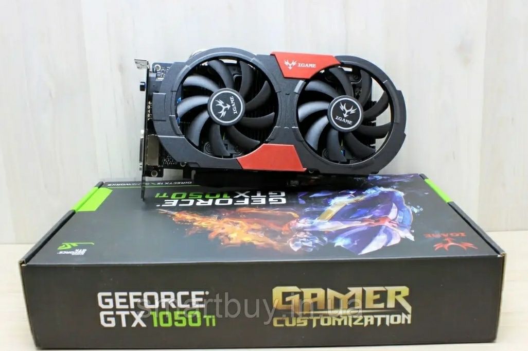 Игровая видеокарта Colorful iGame GTX 1050ti 4Gb GDDR5 128bit