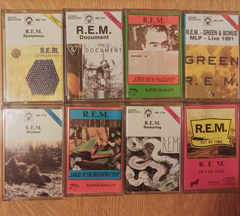 Kasety audio zespół R.E.M.