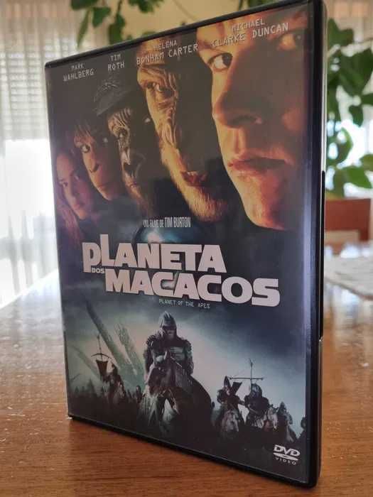 Vendo 3 DVD's Sci-Fi: Filme STAR TREK + Duplo DVD Planeta dos Macacos!