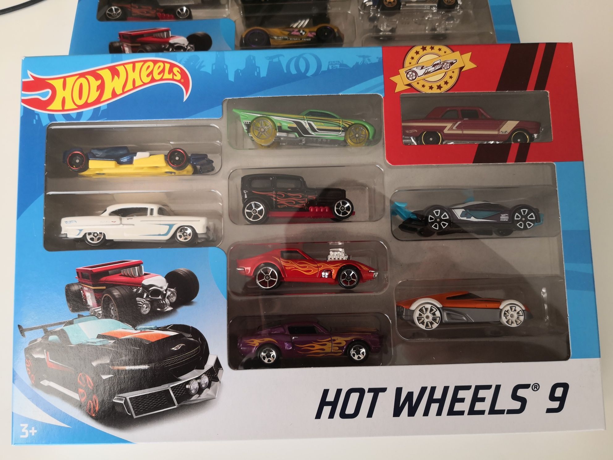 Autka Hot Wheels, zestaw 9 sztuk