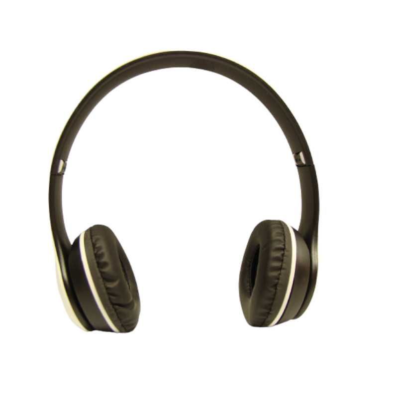 Bezprzewodowe białe słuchawki z radiem FM bluetooth