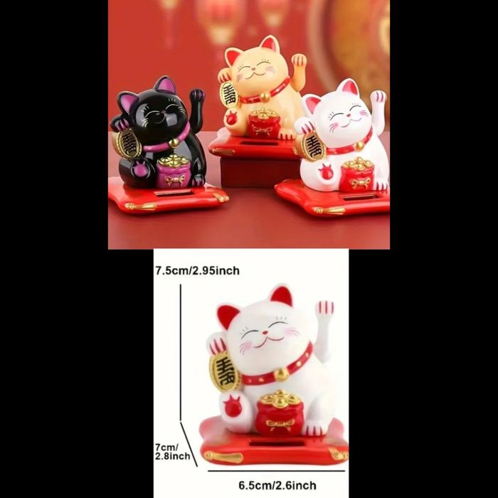 Caça sonhos / Gato da sorte solar (novo)