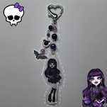 Brelok Monster high Elissabat Alternative Aestetic Coquette