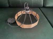 Lampa wisząca czarna boho retro