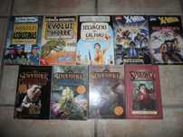 9 livros- spiderwick,x-men,cultura horrível,ciência horrível,história
