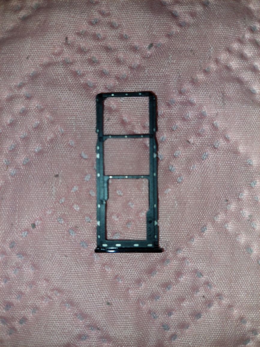 2 bandejas de cartões para Samsung A50 branco/preto