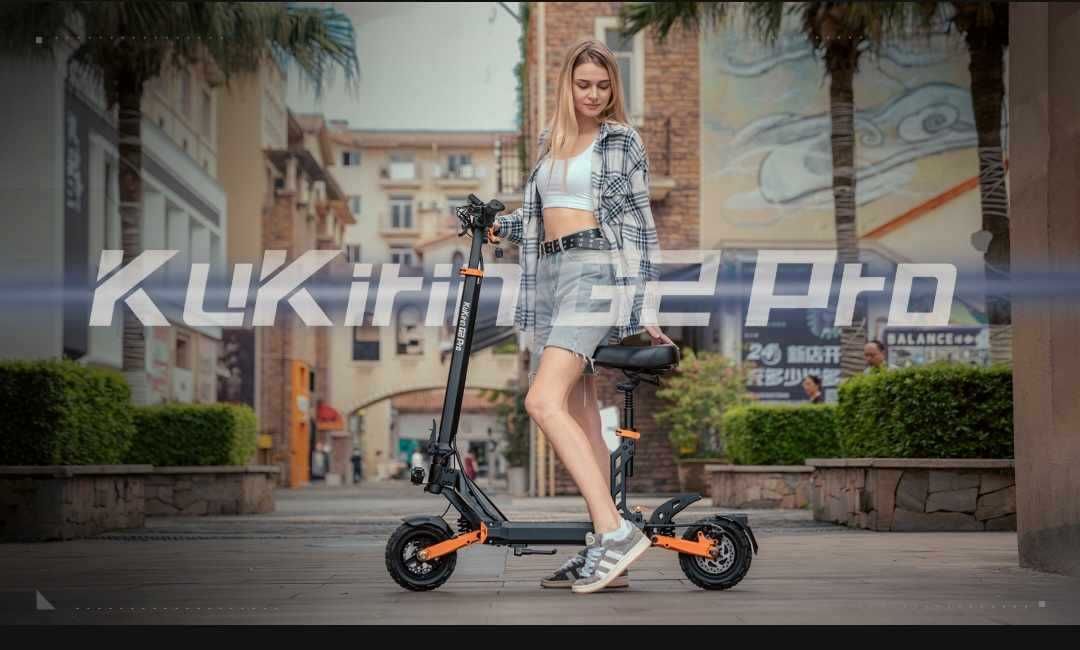Hulajnoga elektryczny KUKIRIN G2 Pro 48V/15Ah 600W 45 KM/H