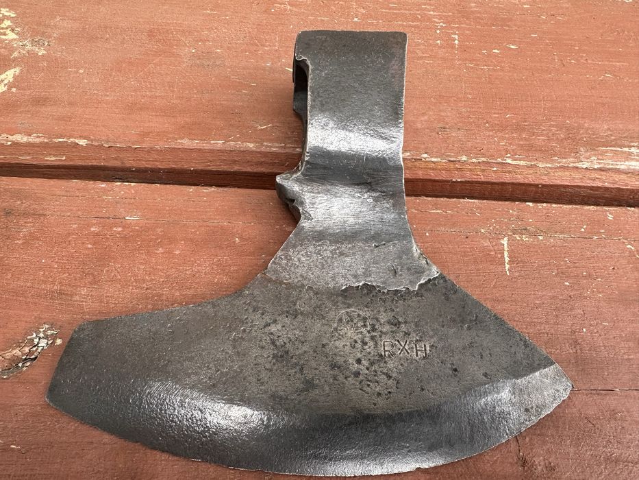 Stara siekiera/topór bojowy sygnowany vintage oldschool