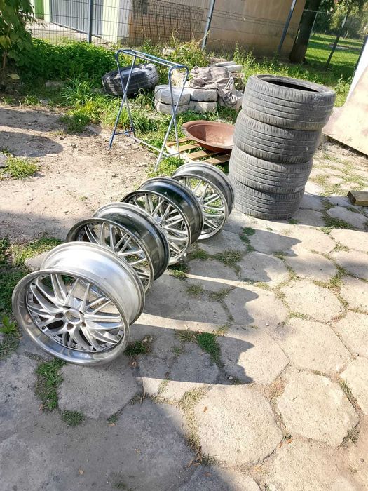 Felgi 18 szprychowe niklowane 5x112