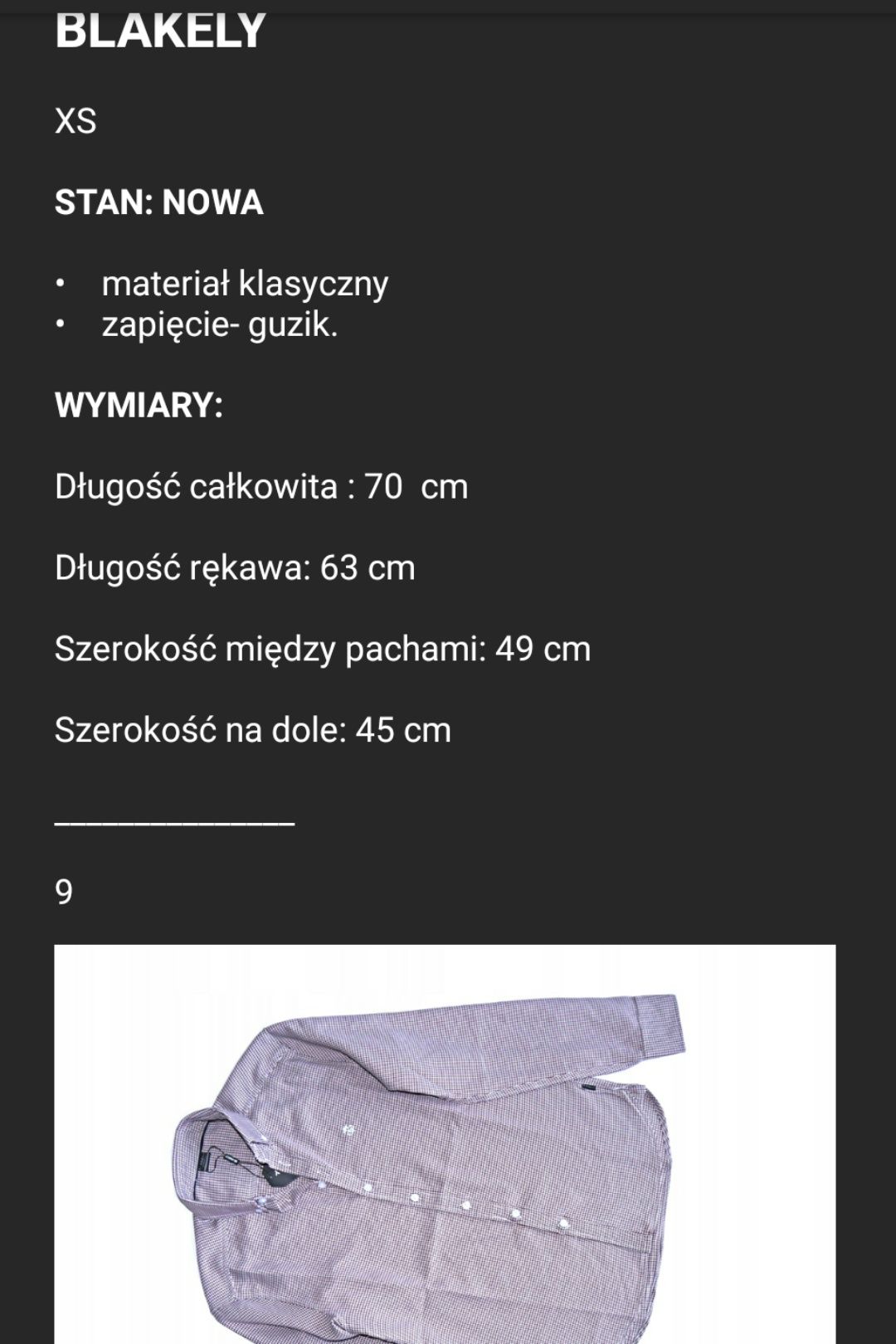 Męska koszula w pepitkę Blakely koszula pepitka nowa
