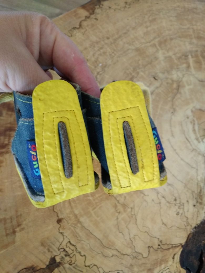 Skórzane buty buciki Gucio rozmiar 24